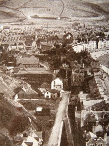 Wales ABERYSTWYTH from Constitution Hill c1911 RP Postcard by J. Gibson