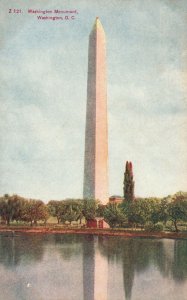 Vintage Postcard Washington Monument Landscape Lights And Shades Washington DC
