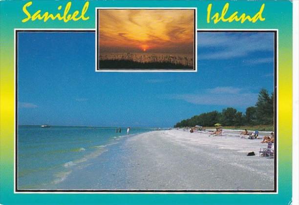 Florida Sanibel Island Beach Scene