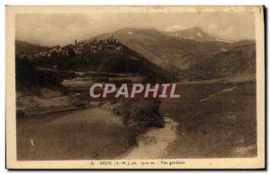 Old Postcard Beuil General view