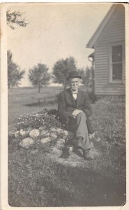 G69/ Six Lakes Michigan RPPC Postcard c1910 Pete Smith John Brown Farm