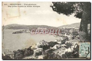 Beaulieu - Vue Generale - View taken from the Little Africa - Old Postcard