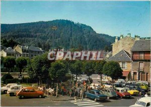 Modern Postcard La Bourboule P D spa and tourist resort The basin of the Plac...