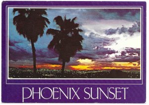 US Arizona. Phoenix - view from Camelback Mountain.  Mint Card.