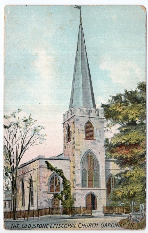 Gardiner, Me, The Old Stone Episcopal Church