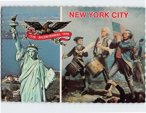 Postcard Bicentennial New York City New York USA