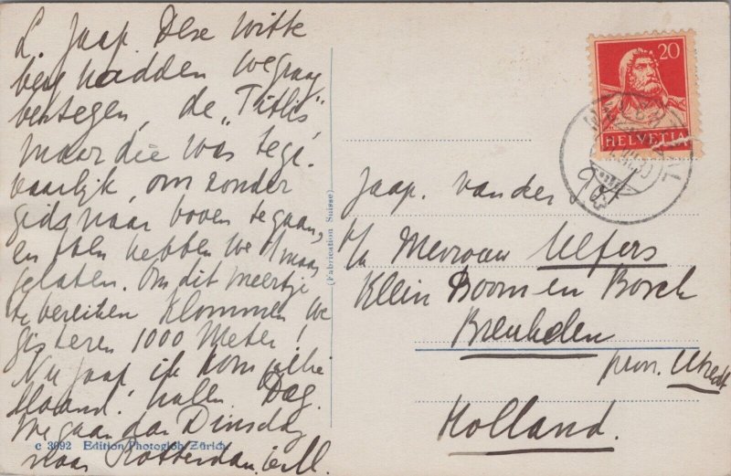 Switzerland Frutt Vintage RPPC C230