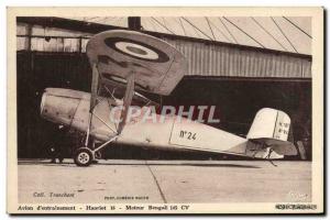 Old Postcard Jet Aviation Plane & # 39entrainement Henriot 16 Bengali engine ...