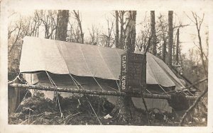 Moosehead ME HOME OF THE INFERNAL CLUB, Real Photo Postcard