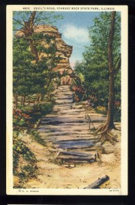 Oglesby, Illinois/IL Postcard, Devil's Nose, Starved Rock State Park