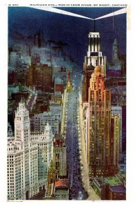 Postcard TOWER SCENE Chicago Illinois IL AP9062