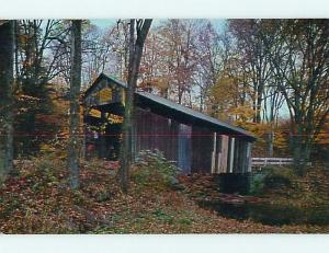 Pre-1980 COVERED BRIDGE Salem Ohio OH t8468