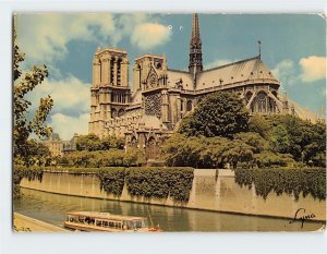 Postcard Notre-Dame and the Seine, Paris, France