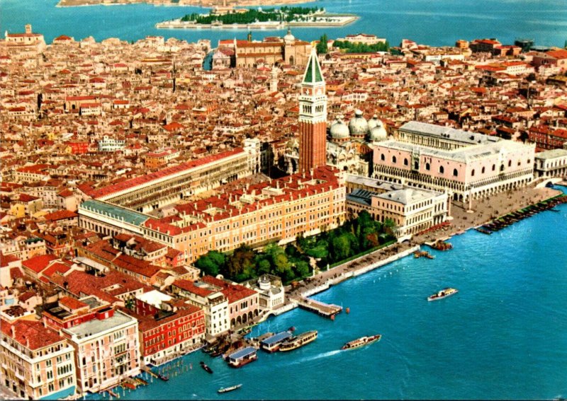 Italy Venezia Venice Aerial View