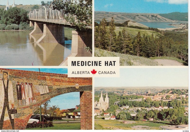 MEDICINE HAT , Alberta , Canada , 50-60s ; 4-views