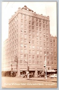 RPPC  Marcus Whitman Hotel  Walla Walla  Washington  Postcard
