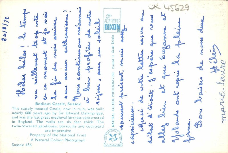 uk45629 bodiam castle sussex uk