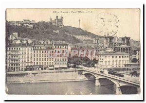 Lyon Old Postcard Pont Tilsit
