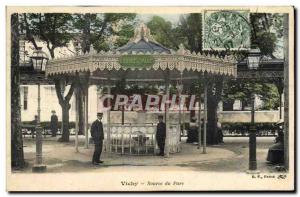 Postcard Old Cures Vichy park Source