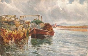 Reginald West. Readynto Start.  Tuck Oilette The Breesy Sea Ser. PC # 9095