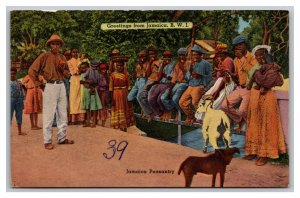Greetings From Jamaica B. W. I. Postcard Jamaica Peasantry Postcard