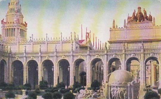 Tower Of Jewels  Court Of Abundance Panama Pacific Int Expo San Francisco 1915