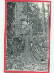 Divided-Back PRETTY WOMAN Risque Interest Postcard AA8435