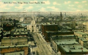 MI, Grand Rapids, Michigan, Bird's Eye View, Will P. Canaan No. 201