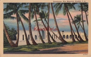 Postcard Natatorium War Memorial Waikiki Hawaii HI
