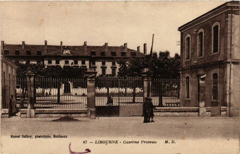 CPA LIBOURNE - Caserne Proteau (655343)