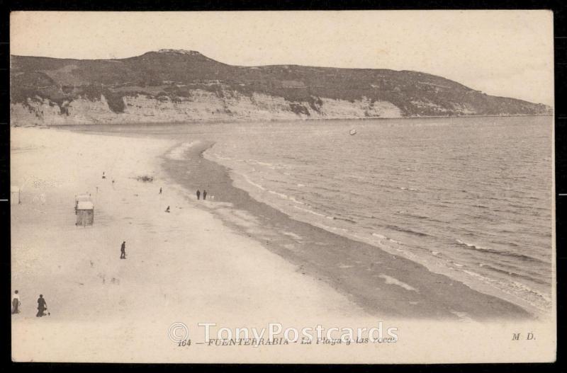 164 - FUENTERRABIA - La Playa y las rocas