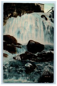 1918 Inglis Falls Near Owen Sound Ontario Canada Antique Posted Postcard