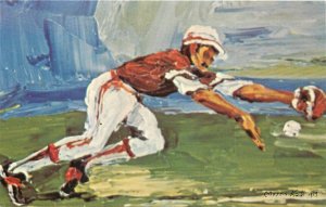 Art Postcard; Baseball, Puerto Rico Pan AM Games #5 Artist Signed Morris Katz
