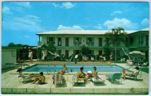 SOUTH CLEARWATER BEACH, FL  Pool  WINDMILL TERRACE APARTMENT HOTEL Postcard
