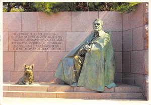 US15 USA Washington D.C. FDR sculpture statue 2010 franklin roosevelt