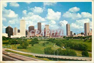 Modern Postcard Houston Texas Spectacular Skyline of Houston