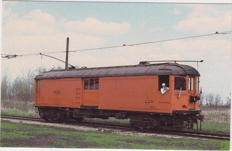 3237 Chicago North Shore & Milwaukee rail road dispatch car #229 built in 1922