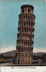 Italy Pisa Il Campanile della Cattedrale Vintage Postcard C184