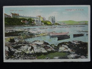 Isle of Man PORT ST. MARY c1910 Postcard by A.H.& S.M.