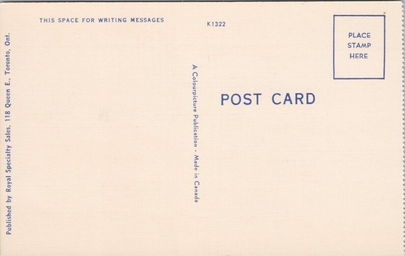 Casa Loma Toronto Ontario ON Ont Unused Linen Postcard E79