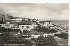 Dorset Postcard - 60's Bournemouth Pavilion and Baths. Posted 1963   11516A