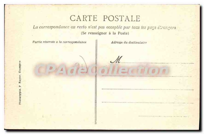 Postcard Old Saint-Cyr-sous-Dourdan S and O Castle Bandeville Cave