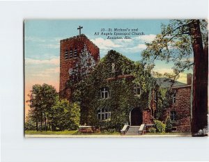 Postcard St. Michael's and All Angels Episcopal Church, Anniston, Alabama