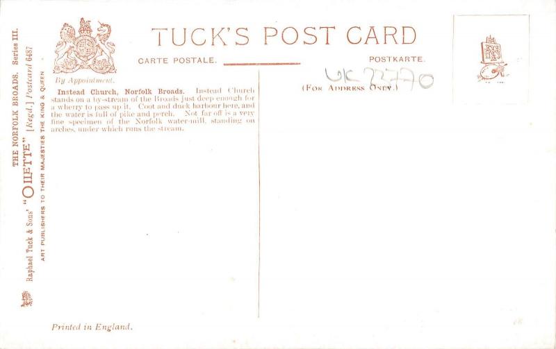 uk23770 instead church norfolk broads  uk