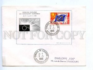 417125 FRANCE Council of Europe 1966 year Strasbourg European Parliament COVER