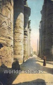 Great Hypostyle Hall Karnak Eqypt 1910 
