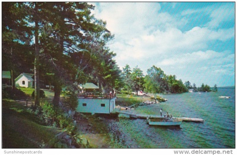 New Hampshire Walterboro Sun Deck & Water Ski Dock Point Breeze On Lake W...