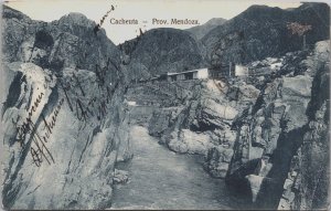 Argentina Cacheuta Mendoza Vintage Postcard C135