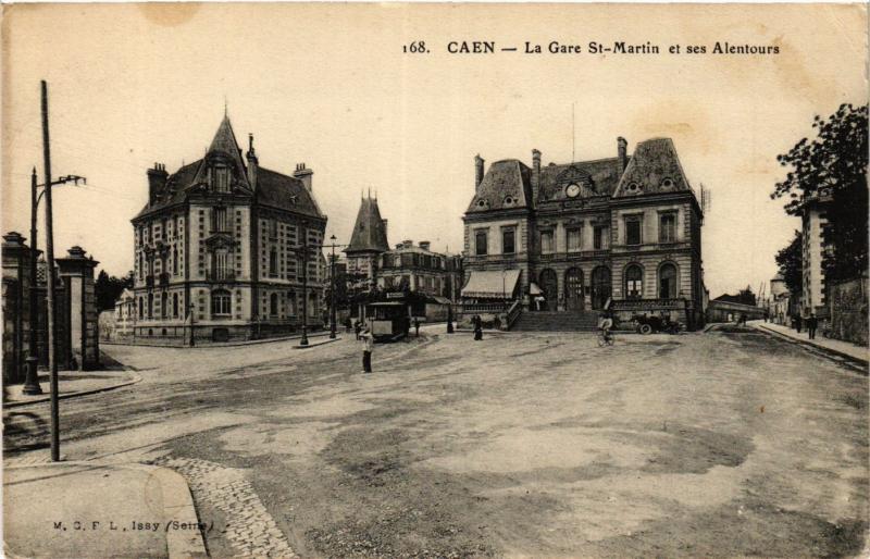 CPA CAEN - La Gare St-Martin et ses Alentours (422321)