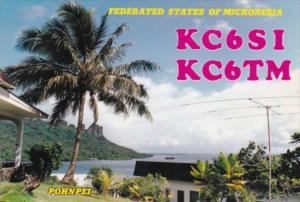 Micronesia Pohnpei Village Scene